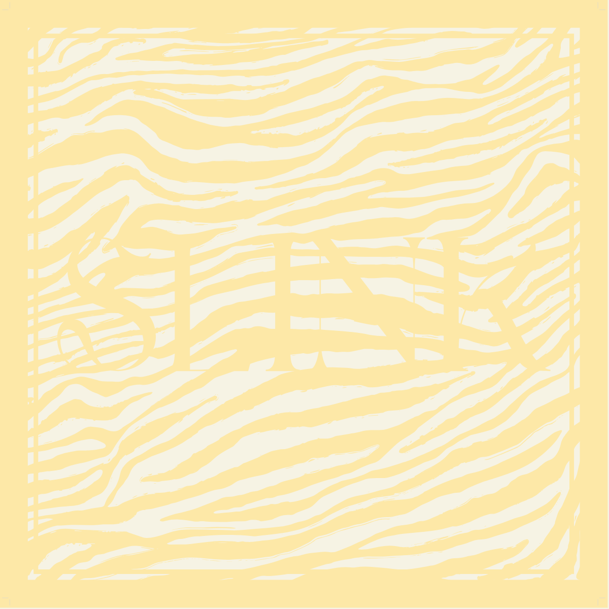 Yellow Zebra Cotton Silk Sarong