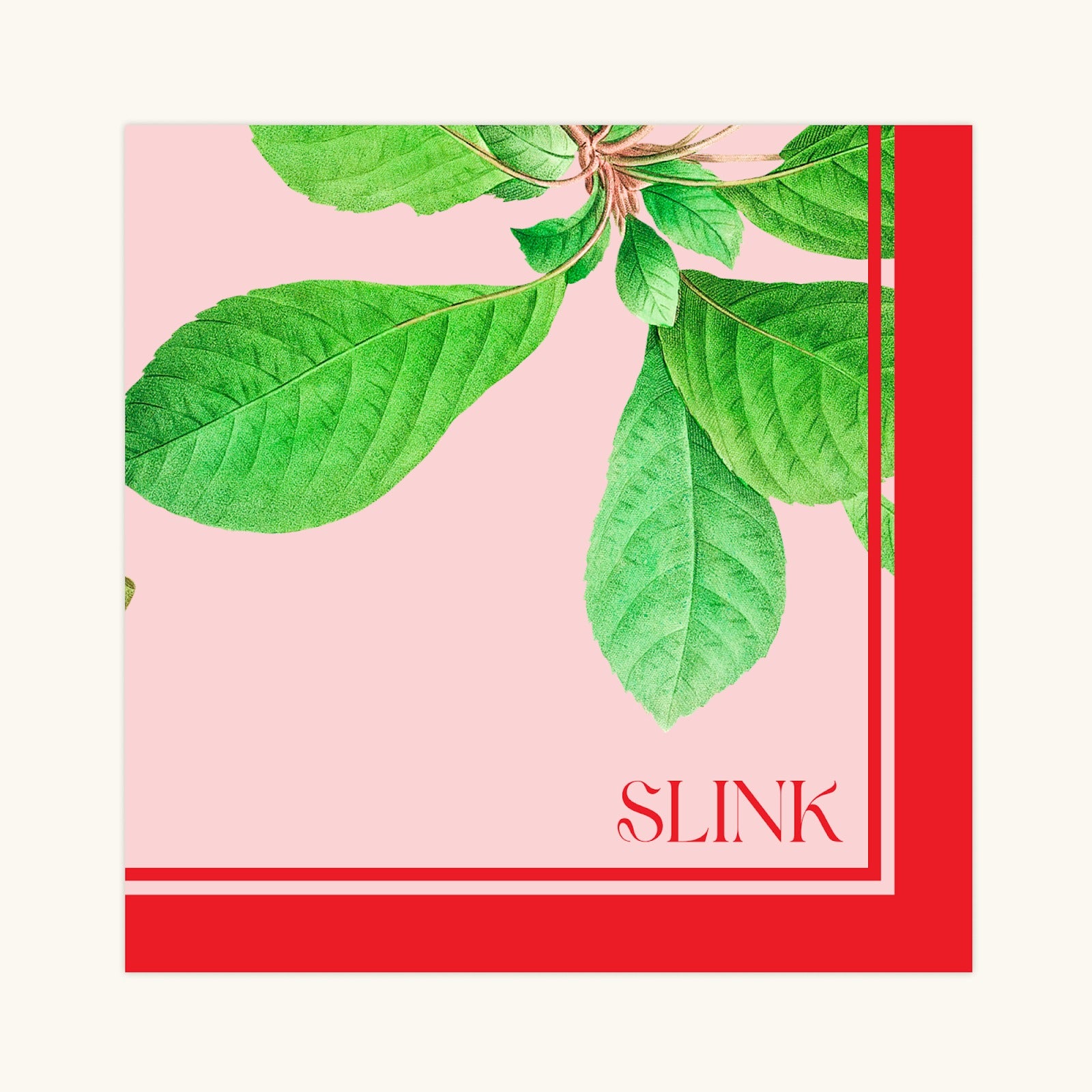 Cherries Silk Scarf Medium