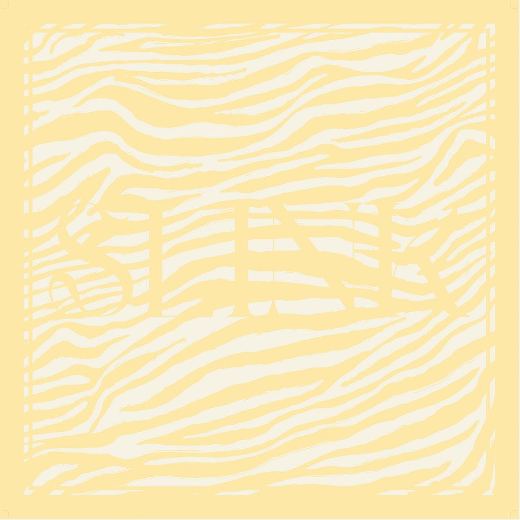 Yellow Zebra Cotton Silk Sarong